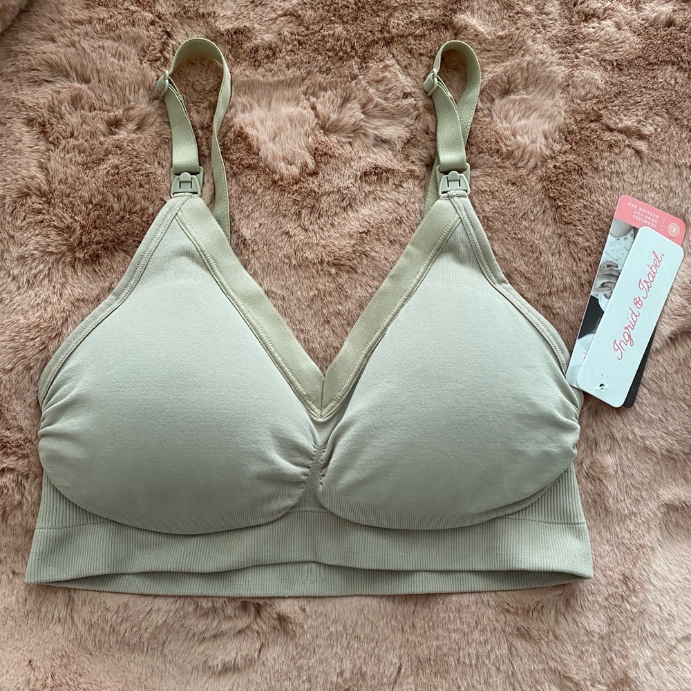 Ingrid & Isabel seamless drop cup nursing bra